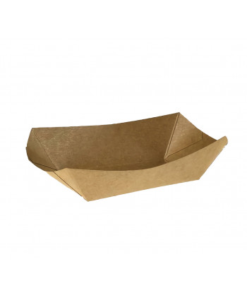 Vaschetta Fritti Cm 16,5x13,5x4,3 Pz.125 Take Away In Carta Kraft + Pe