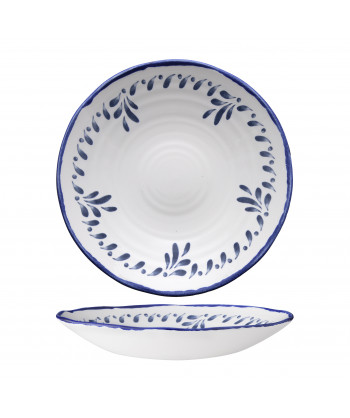 Harvest Mediterranea Piatto Fondo Øcm 25 Ceramica Decorata A Mano Dudson Confezione Da 12